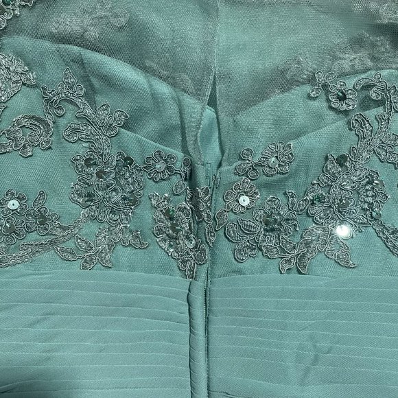 Montage by Mon Cheri 114911 Loden Green Mother of the Bride Dress - Picture 11 of 13